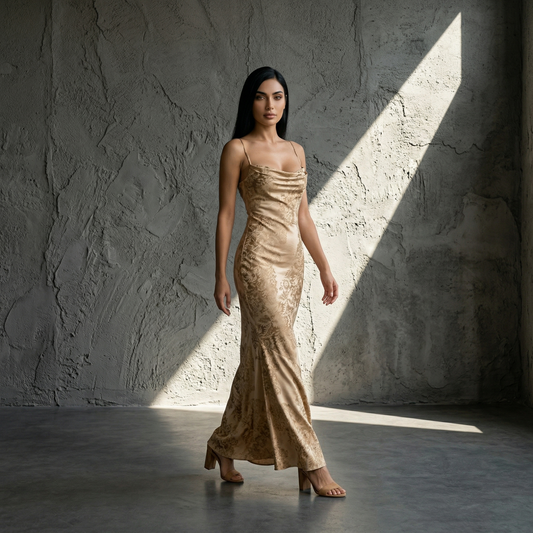 Seraphell Golden Dress
